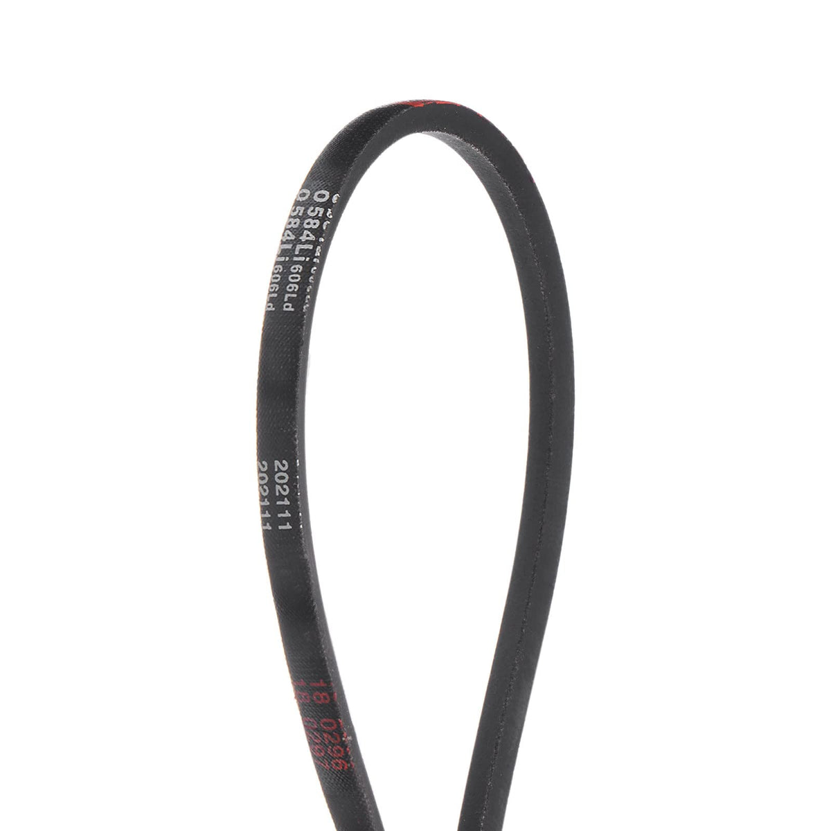 sourcing map O-584 V-Belts Drive Belt 584mm Inner Girth 10mm Width 6mm Height Rubber for Power Transmission