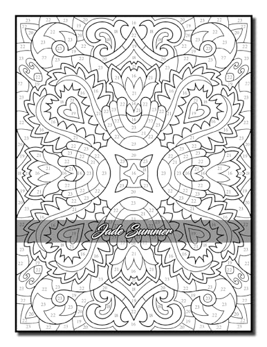 Color by Number Patterns: An Adult Coloring Book with Fun, Easy, and Relaxing Coloring Pages (Color by Number Coloring Books)