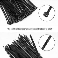 200 Pcs Cable Ties Black 100 Pcs Self Adhesive Wire Tie Mount Base Holders， Cable Clips with Strong Self Adhesive Pads ，Cable Management Set for Home 、 Office、Warehouse, (cable tie with base-001)