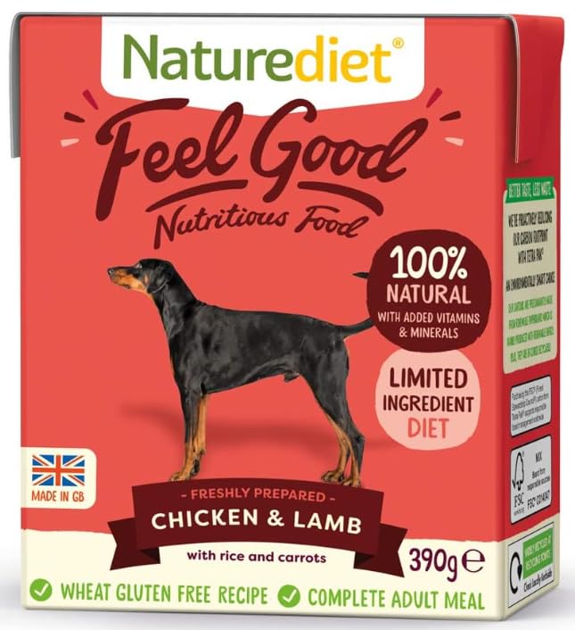 NATUREDIET Feel Good Selection Pack Complete Wet Food, 390g (Pack of 16) Packaging may vary