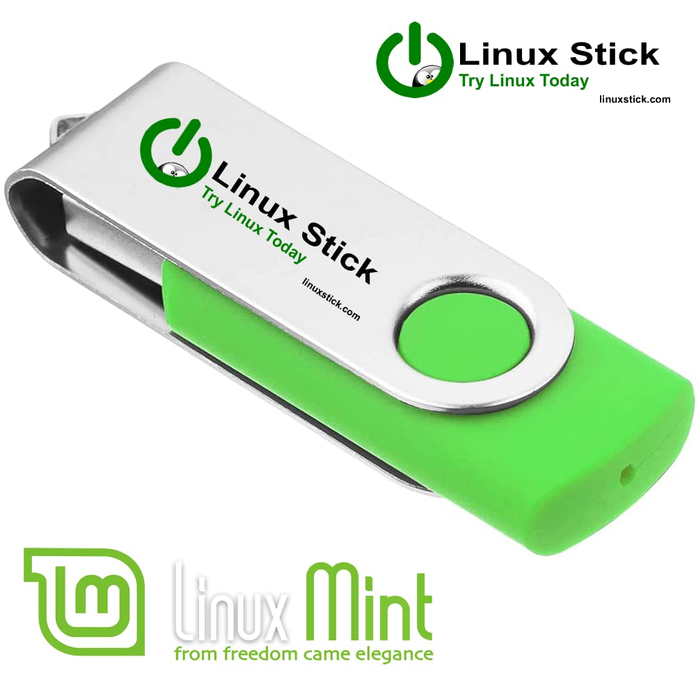 Linux Mint Cinnamon, Mate and XFCE Operating Systems on Multiboot 32GB USB Flash Drive