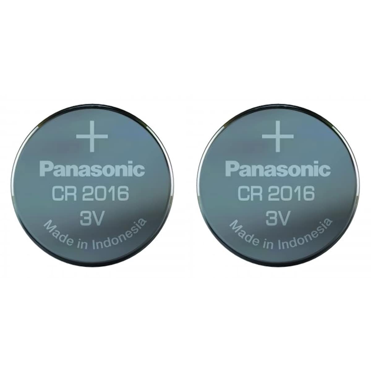 One (1) Twin Pack (2 Batteries) Panasonic CR2016 Lithium Coin Cell Battery 3v Blister Packed
