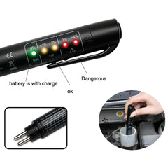 Violotoris Car Brake Fluid Tester, Portable Precision Brake Oil Quality Control Digital Test Pen, Digital Brake Fluid Tester Oil Quality Check Pen