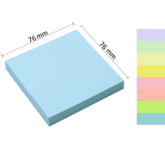 (8 Pack) Sticky Notes 76mm x 76mm, Pastel Colorful Super Sticking Power Memo Post Stickies Square Sticky Notes for Office, Home, School, Meeting, 82 Sheets/pad