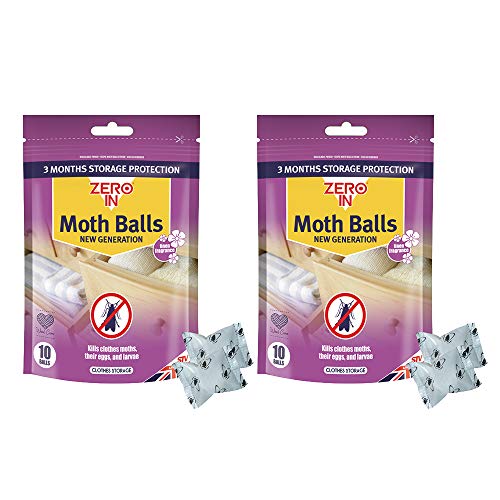 Zero In AMZ436 Moth Balls 10 Pack x2