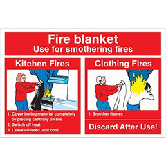 ASPIRE UK® 1m x 1m Soft Case Fire Blanket, Large, Quick Unfolding, with Loops