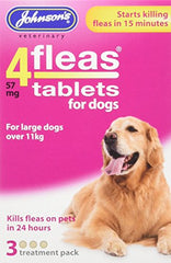 Johnsons 4Fleas Tablets Large Dogs 3 Treatment Pack