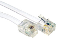 5M High Speed RJ11 to RJ11 BT Broadband Extension Cable Lead For ADSL Modem Router Internet Sky Box 5 M Meter Metre UK