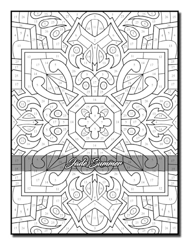 Color by Number Patterns: An Adult Coloring Book with Fun, Easy, and Relaxing Coloring Pages (Color by Number Coloring Books)