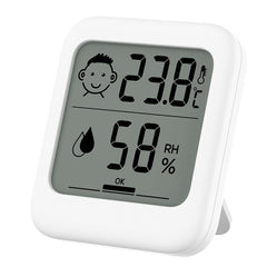 INRIGOROUS Room Thermometer Indoor, Digital Hygrometer Thermometer Temperature Monitor and Humidity Meter Temperature Humidity Gauge for Room Home Office Greenhouse Baby Room Thermometer