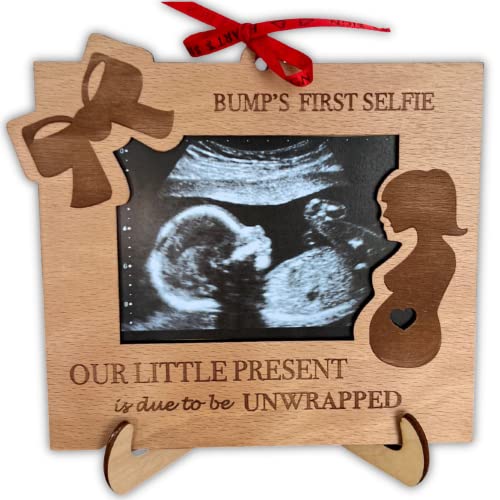 Heart's Sign Sonogram Frame - Baby Scan Photo Frames Pregnancy Gifts for New Mum To Be   Baby Scan Picture Frame -   Unique Baby Scan Frame Gifts for Pregnant Women