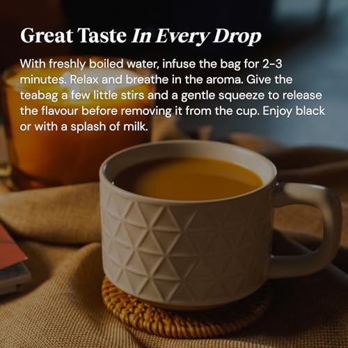 Twinings English Breakfast Decaf Tea   Golden, Well Rounded & Full Bodied Decaffeinated Black Tea   40 Biodegradable Tea Bags