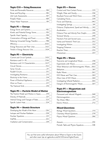 GCSE Combined Science AQA Exam Practice Workbook - Higher (includes answers): for the 2024 and 2025 exams (CGP AQA GCSE Combined Science)