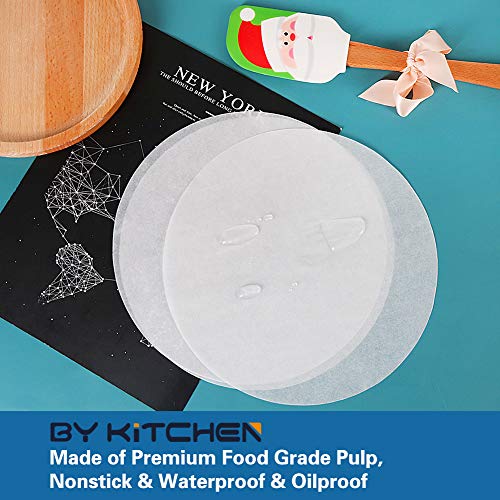 7 Inch Baking Parchment Circles, Set of 100, 8/9/10/12inch Parchment Circles Available, Round Parchment Papers for Springform Cake Tin, Round Cake Tin and More