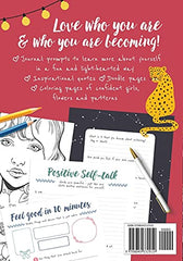 Self Discovery Journal for Young Women: Inspiring Writing Prompts and Cool Coloring Pages for Teenage Girls Ages 13-16 (Anti Stress Books for Teens)