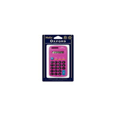 Helix Oxford Basic Calculator - Pink