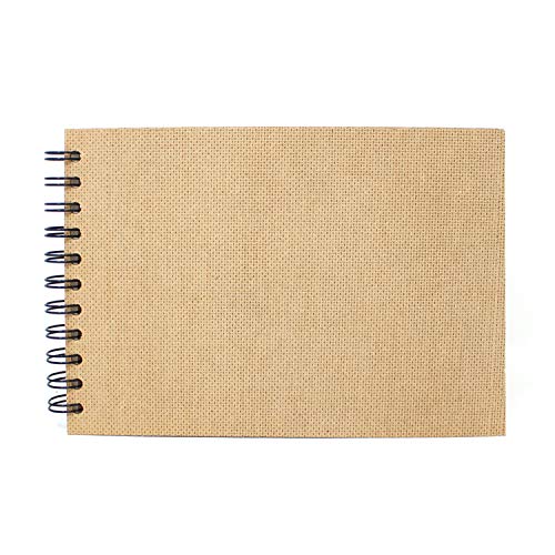 Artway Enviro Spiral Bound A5 Sketchbook - Landscape - 70 Sides (35 Sheets) of 100% Recycled 170gsm Cartridge Paper