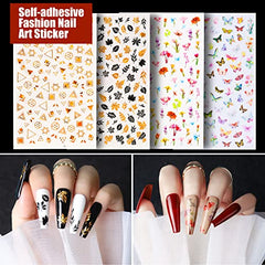 Teenitor Nail Art Kit with Nail Glitter, Nail Art Brushes & Nail Sticker for Gel Nails Art, Nail Gems Nail Accessories Tool for Teenage Girls, Nail Art Pens Nail Dotting Tool for Beginners