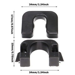 2 Set Rear Parcel Shelf Clips Fastening Bracket Clip Compatible with Ford Focus Fiesta B-MAX Mondeo Citroen DS3 C3 Nissan 1539663 8A6146698AA 015532109E