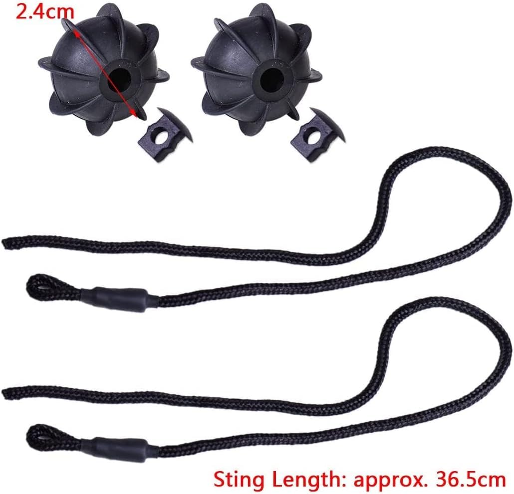 LSUWDE 2 Pcs Car Parcel Shelf Cords, Roof Rack Attachment Straps, Universal Car Rear Parcel Shelves Holding Cord, Tonneau Cover Strap Cord Hanging Rope Car Accessories