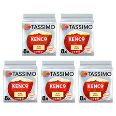 Tassimo Kenco Flat White Coffee Pods x8 (Pack of 5, Total 40 Drinks)