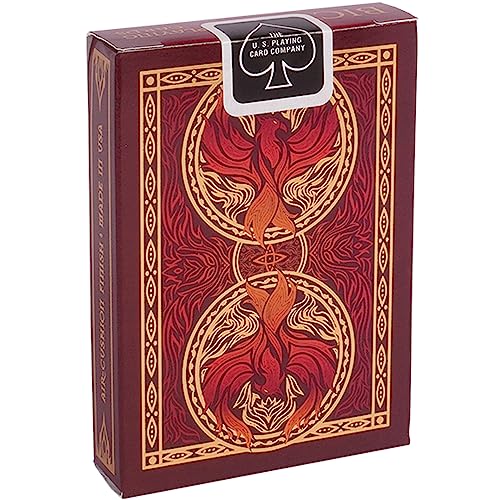 Bicycle Fyrebird Playing Cards - 1 Deck, Air Cushion Finish, Professional, Superb Handling & Durability, Great Gift For Card Collectors (Pack of 2)