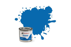 Humbrol 14ml No. 1 Tinlet Enamel Paint 52 (Baltic Blue Metallic)