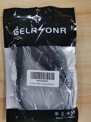 GELRHONR 1/4 Inch 6.35mm TRS Male to 2 XLR Balanced Interconnect Stereo Audio Cable,Dual XLR to 1/4inch (6.35mm) TRS Stereo Cable for Speaker Mic Guitar Mixer AMP-34cm