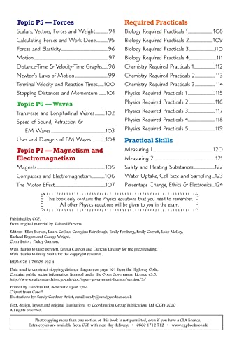 GCSE Combined Science AQA Knowledge Organiser - Higher: for the 2024 and 2025 exams (CGP AQA GCSE Combined Science)