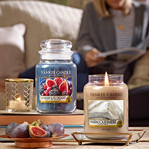 Yankee Candle Scented Candle, Warm Cashmere Large Jar Candle, Burn Time: Up to 150 Hours