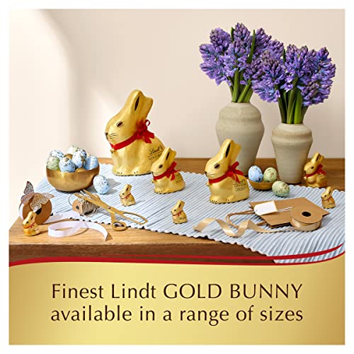 Lindt Easter Gold Bar Finest Swiss Milk Chocolate 300g - Easter Gift, for Sharing