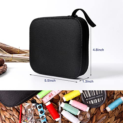 JUNING Sewing Kit with Case Portable Sewing Supplies for Home Traveler, Adults, Beginner, Emergency, Kids Contains Thread, Scissors, Needles, Measure etc