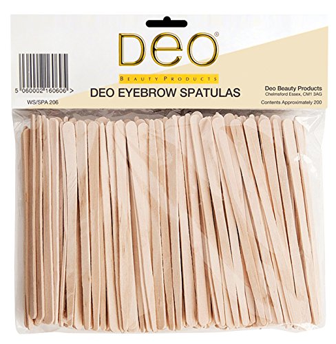 206 Eyebrow Small Wooden Wood Tongue Depressors Spatulas Wax Waxing Tatoo Sticks