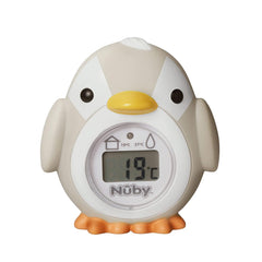 Nuby - Penguin shaped baby bath Digital thermometer - Easy to read screen - BPA free - Gray - Suitable from 0 months