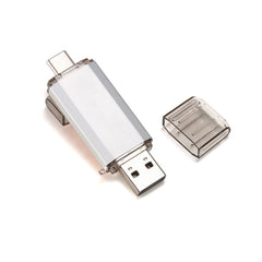 USB Stick 64 GB, Metal USB 3.0 Flash Drive, Waterproof and Dustproof USB Flash Drive 64 GB Mini Memory Stick, Portable USB Flash Drive, for PC, Laptop, Computer