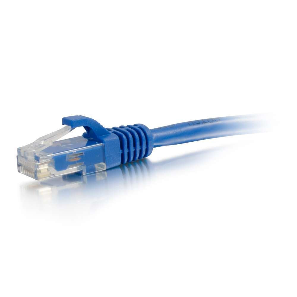 C2G 83159 0.3M BLUE Cat5e Ethernet RJ45 High Speed Network Cable, LAN Lead Cat5e Unshielded PVC UTP Patch Cable