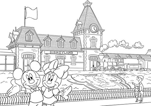 Disneyland Parks Colouring Book