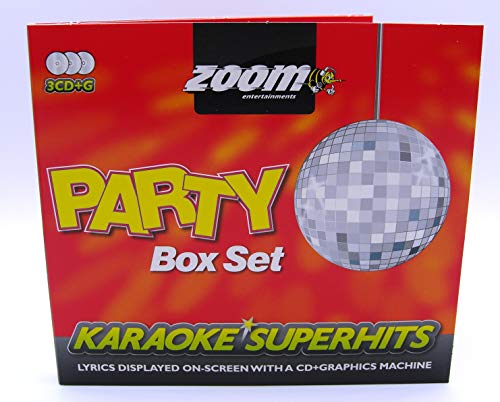 Zoom Karaoke CDandG - Party Superhits - Triple CDandG Karaoke Pack