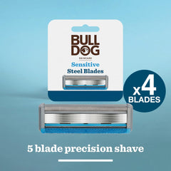 Bulldog Skincare Sensitive Bamboo Razor Blades x4