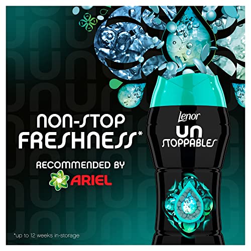 Lenor Unstoppables In-Wash Laundry Scent Booster Beads, 570g, Fresh Scent, A Boost Of Freshness For Up To 12 Weeks In Storage