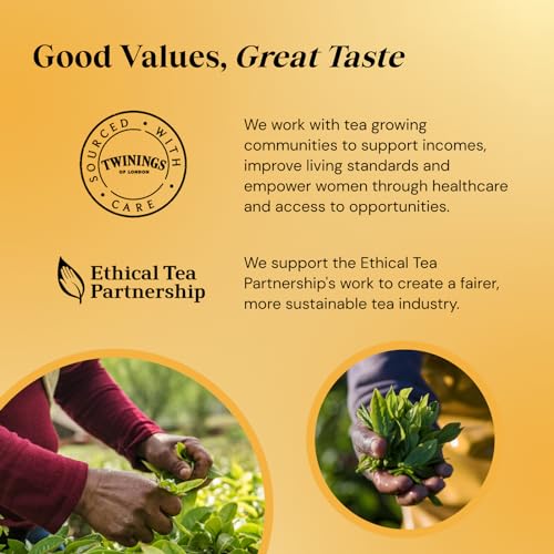 Twinings English Breakfast Decaf Tea   Golden, Well Rounded & Full Bodied Decaffeinated Black Tea   40 Biodegradable Tea Bags