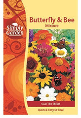 Simply Garden Butterfly and Bee Mixture Seeds Wildlife Attractive Flowers