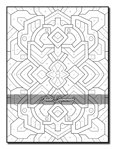 Color by Number Patterns: An Adult Coloring Book with Fun, Easy, and Relaxing Coloring Pages (Color by Number Coloring Books)