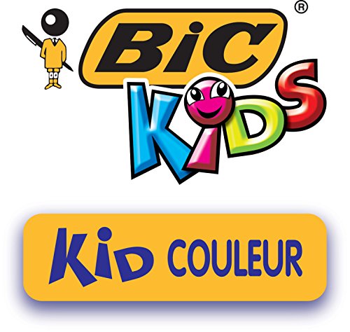 Bic Kids Kid Couleur, Washable Felt Tip Pens, Ideal for School, Assorted Colouring Pens, Wallet of 12 (Pack of 2)