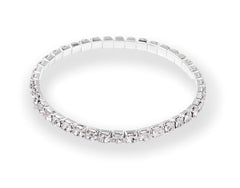 Rhinestone Tennis Stretchable Bracelet