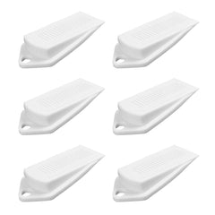 Pack of 6 Door Stop,Door Wedges,an-ti-Skid, Durable,Heavy Duty Rubber Door Stoppers,Door Stopper Rubber Wedge Stoppe for Homes,Offices,Schools and Shops(White)