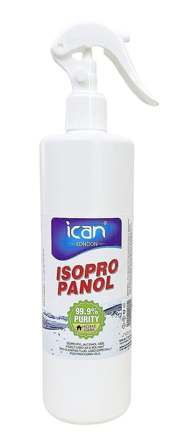 ican London Isopropanol Alcohol / 99.9% Pure Isopropyl Alcohol Cleaning Fluid 500ml Spray