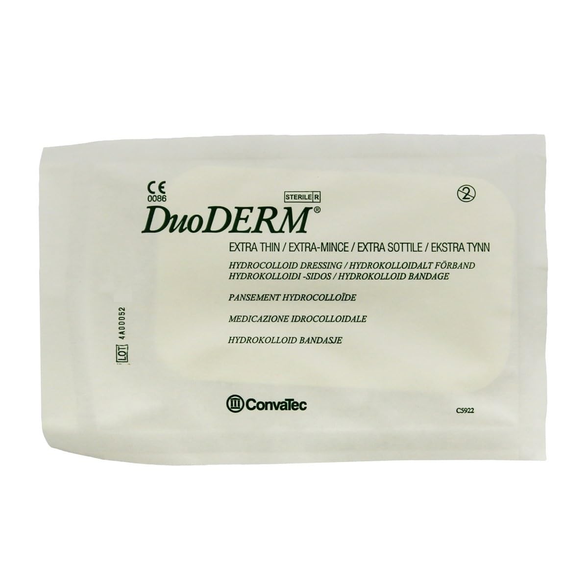 Duoderm Extra Thin 5cm x 10cm x3 Hydrocolloid Dressings Pressure Wounds