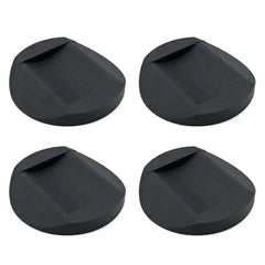 4 PCS Furniture Caster Cups, Furniture Coasters Anti-Sliding Rubber Feet Protector Pads Wooden Floor Protectors Bed Sofa Chair Leg Wheel Stoppers Anti-Slip Pad