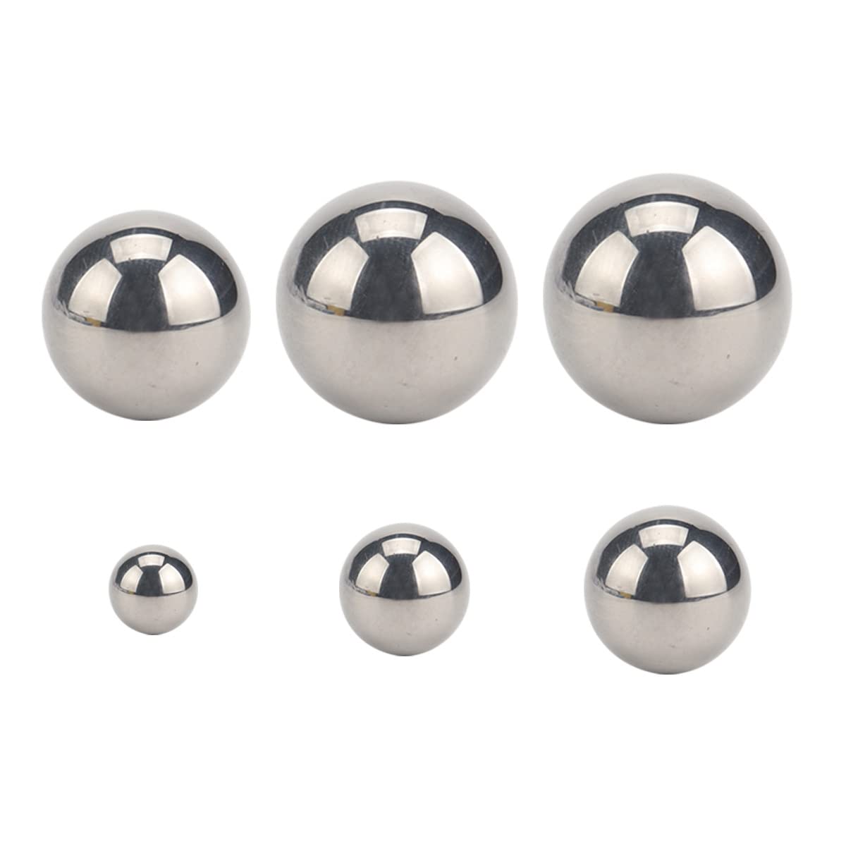 Precision Steel Bearing Balls 1/4 inches 3/4 inches 5/16 inches 1/8 inches 3/8 inches 5/8 inches 7/16 inches 9/16 inches 1/2 inches 5/32 inches Solid Carbon Steel Balls G25 Bearing Steel Ball 20pcs